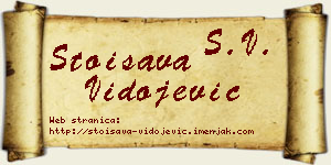 Stoisava Vidojević vizit kartica